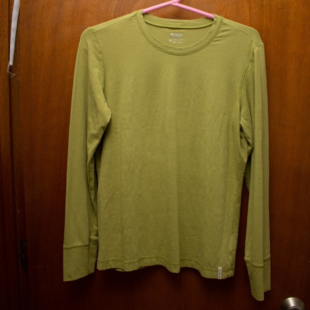 Columbia Green Long Sleeve Tee